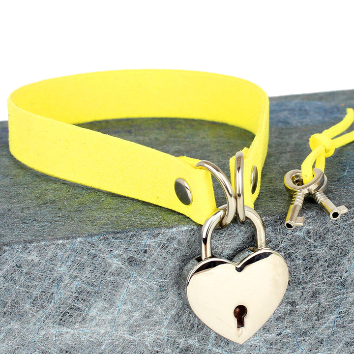 Key Locker Heart Collar