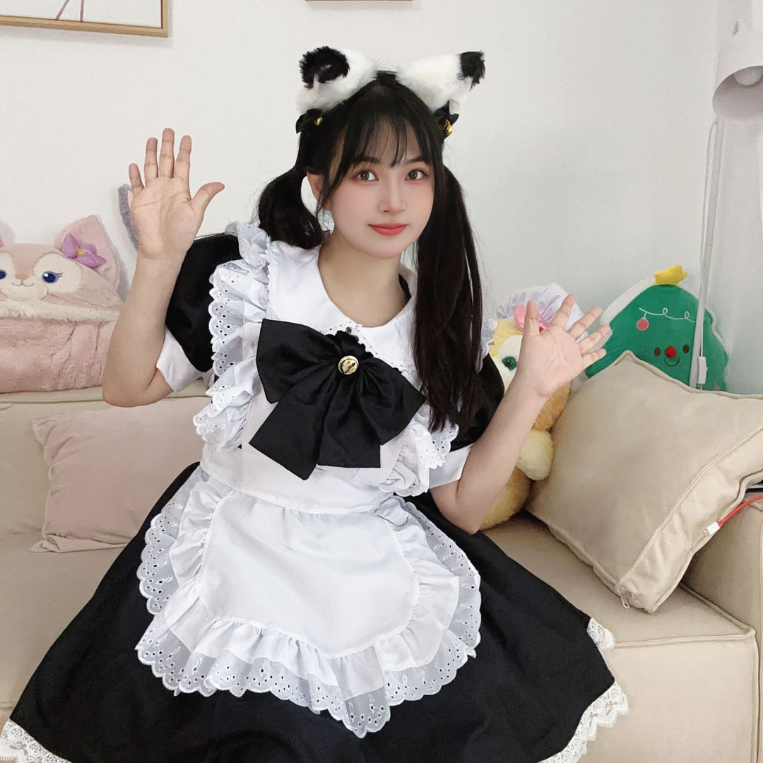 Black & White Lolita Maid Dress