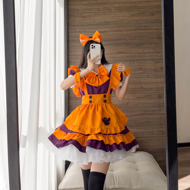Halloween Ghost Lolita Maid Dress
