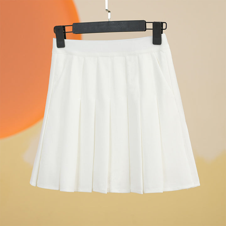 Pleated Pocket Summer Skirt