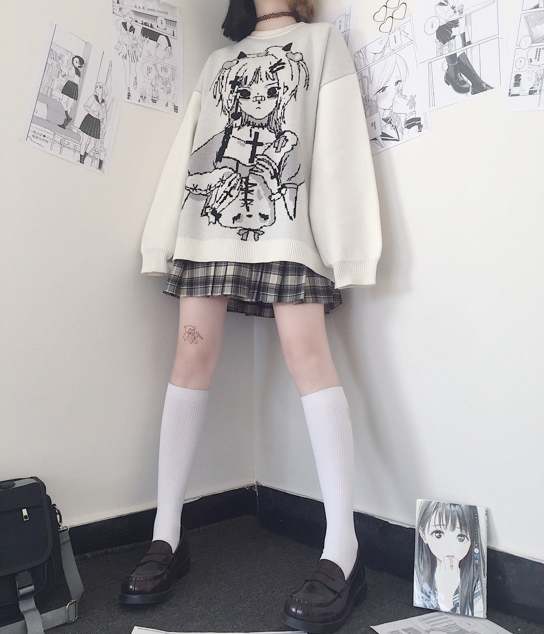 Anime Girl Winter Sweater SD02601