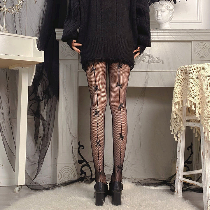 Bow Fishnet Tights SD01968