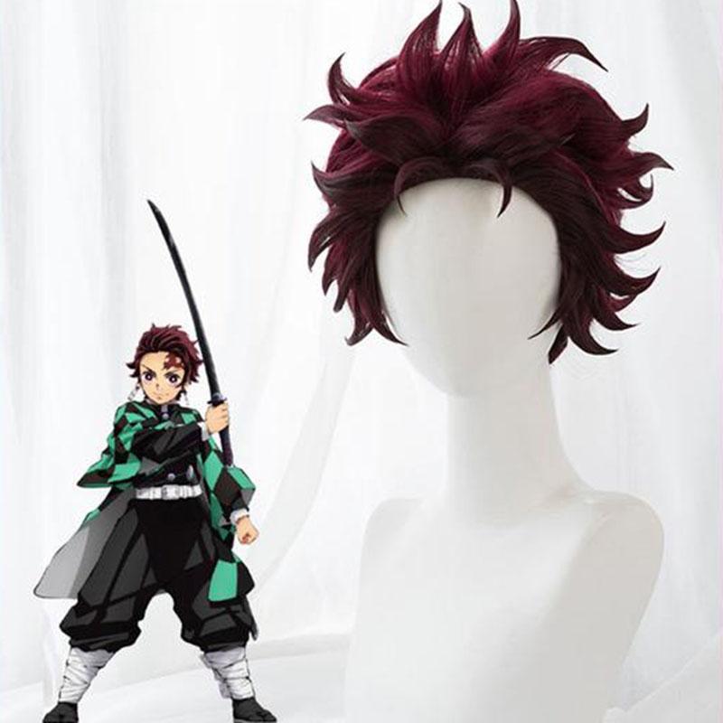 Demon Slayer - Tanjiro Kamado Cosplay Wig