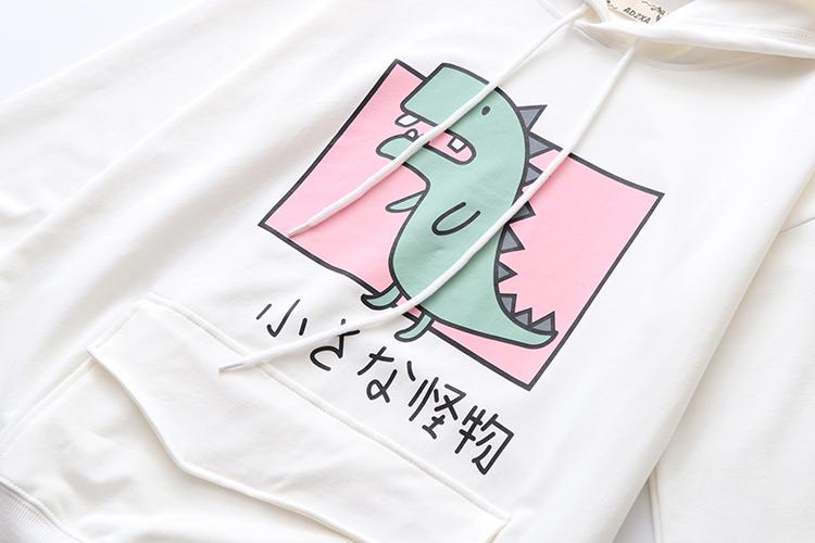Dinosaur Hoodie Sweater SD00702 - SYNDROME - Cute Kawaii Harajuku Street Fashion Store