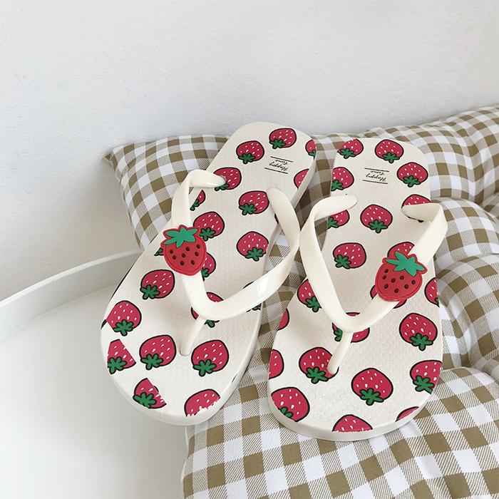 Strawberry Slippers SD01125 - SYNDROME - Cute Kawaii Harajuku Street Fashion Store