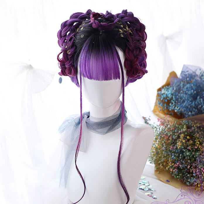 Purple Galaxy Wig SD02285 - SYNDROME - Cute Kawaii Harajuku Street Fashion Store