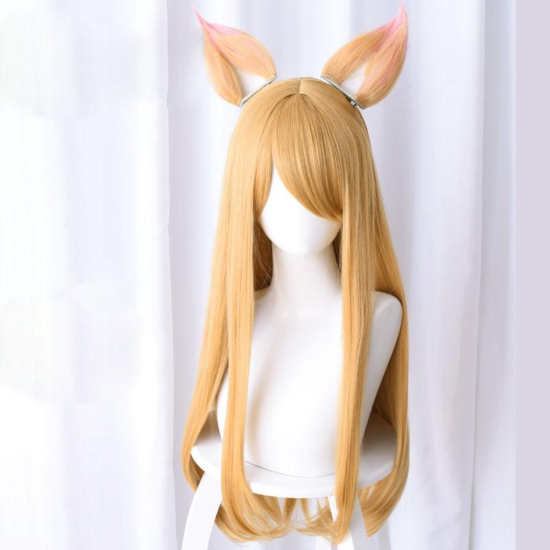 Fox Ears Blonde Long Wig SD00480 - SYNDROME - Cute Kawaii Harajuku Street Fashion Store