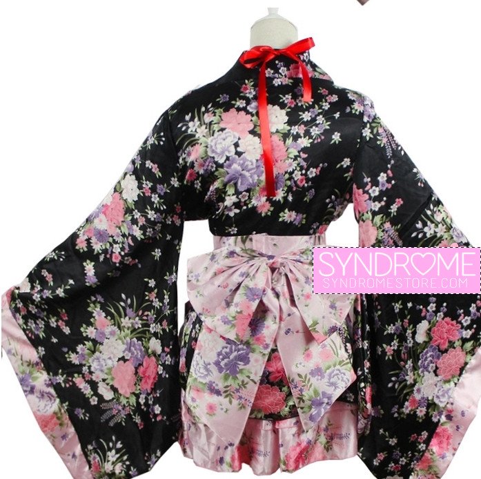 Japanese Sakura Kimono Dress SD00417 - SYNDROME - Cute Kawaii Harajuku Street Fashion Store
