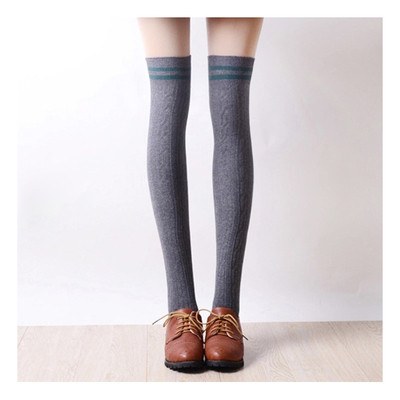 School Striped Knee Socks SD00442 - SYNDROME - Cute Kawaii Harajuku Street Fashion Store