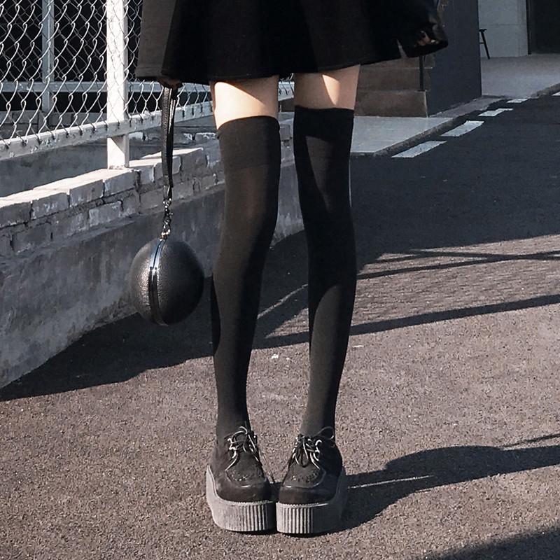 Japanese Black Velvet Thigh High Tights SD01068 – SYNDROME - Cute