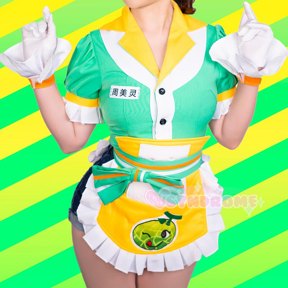 Overwatch Anniversary Boba Mei Honeydew Honey Dew Melon Cosplay SD01126 –  SYNDROME - Cute Kawaii Harajuku Street Fashion Store