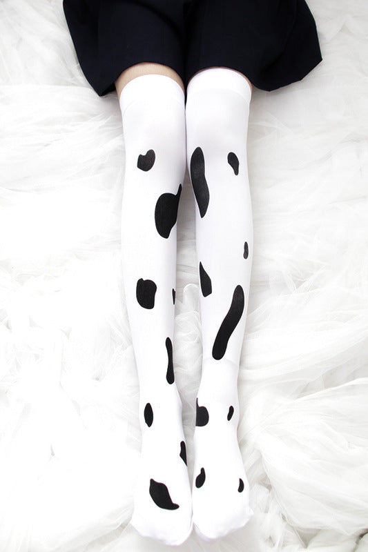 Cow clearance thigh highs