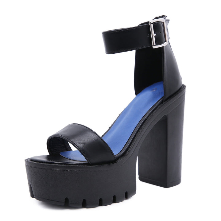 Night High-heeled Strap Shoes