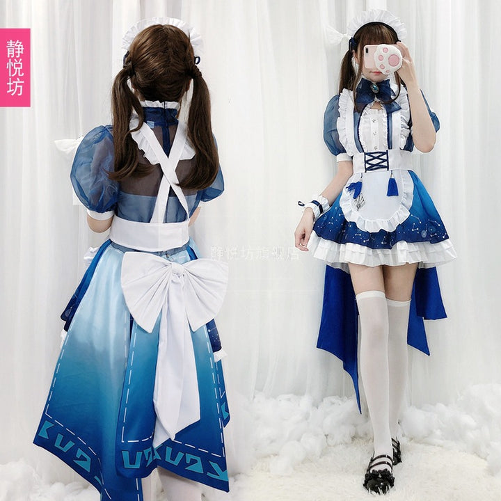 Galaxy Lolita Maid Dresss