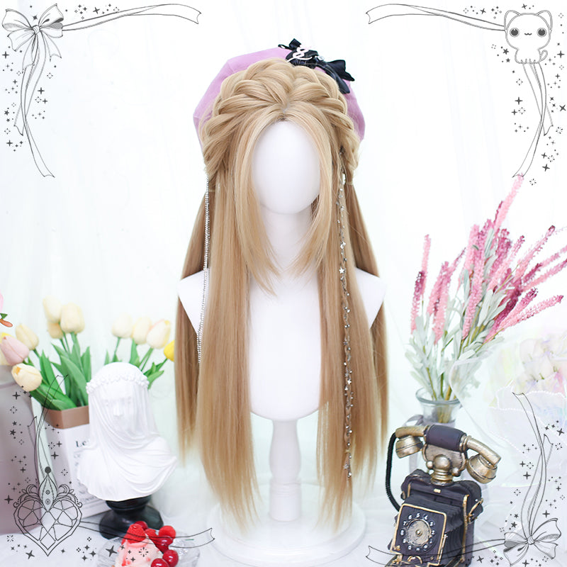 Straight Blonde Long Wig