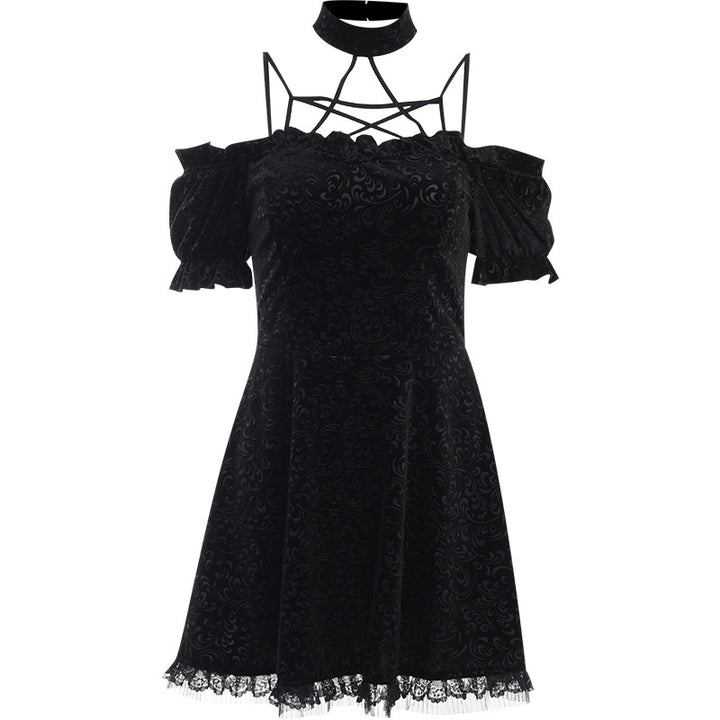 "Elegant Dark Girl" Lace Mesh Dress
