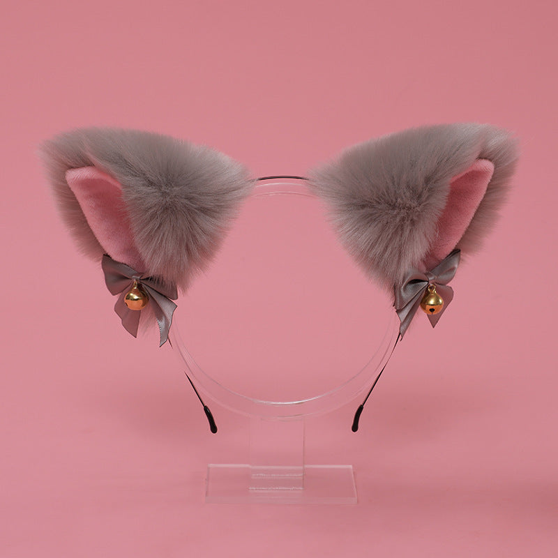 Cute Bow Bell Cat Ears