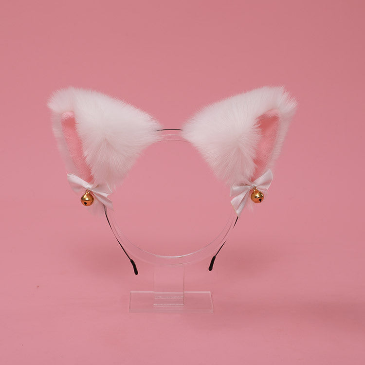 Cute Bow Bell Cat Ears