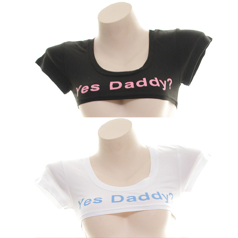 "Yes Daddy" Crop Top