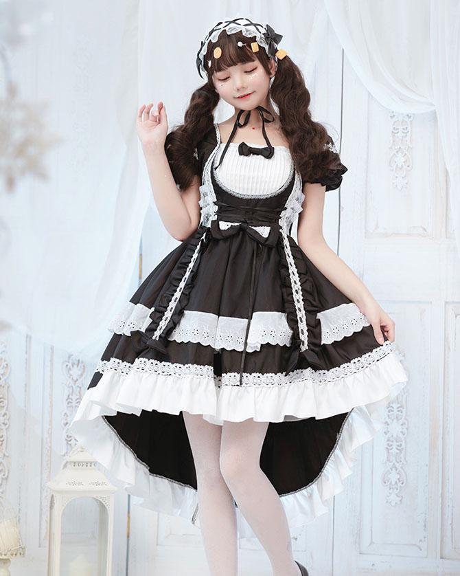 Elegant Servant Maid Lolita Dress