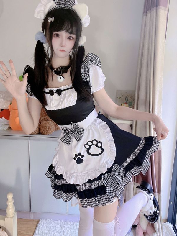 Lolita Neko Paws Maid Dress SYNDROME Cute Kawaii Harajuku Street Fashion Store