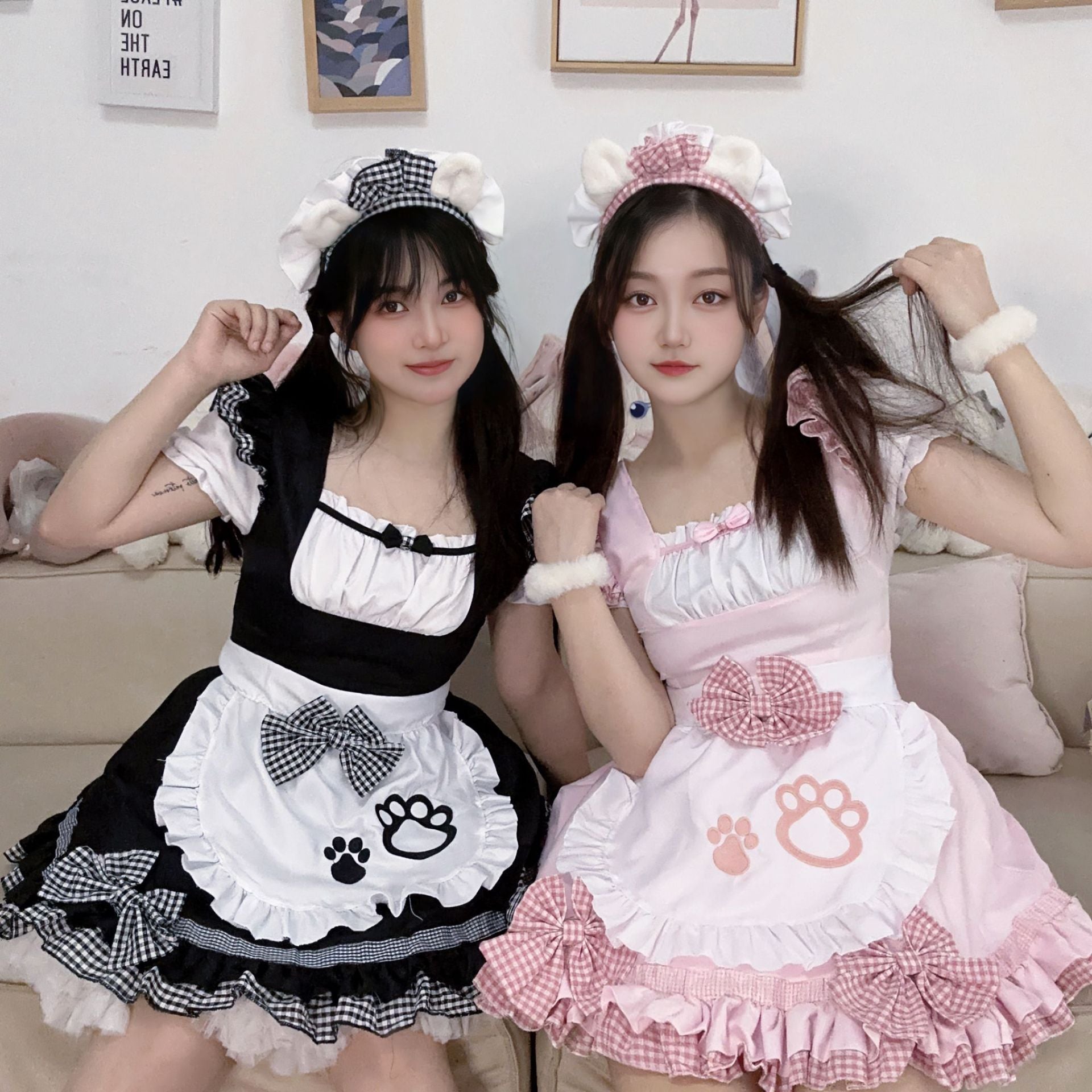 Kawaii maid cheap costume