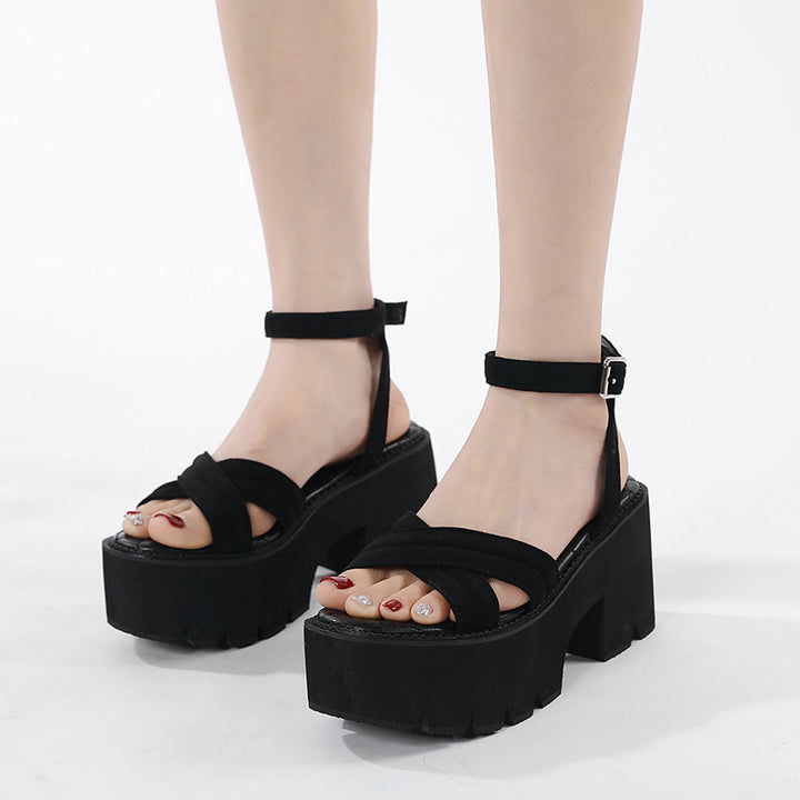 Summer Thick Platform High-heeled Sandal