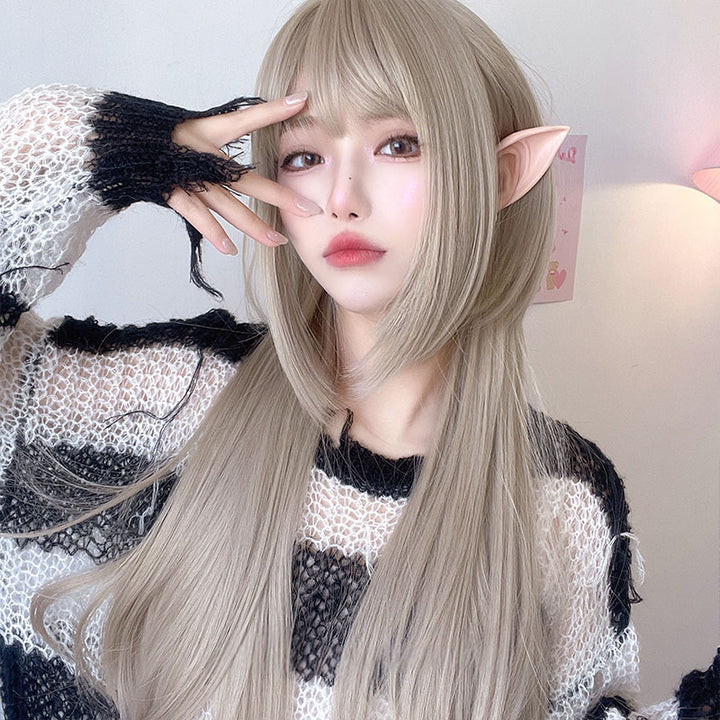 Japanese Lolita Bang Fantasy Long Straight Wig