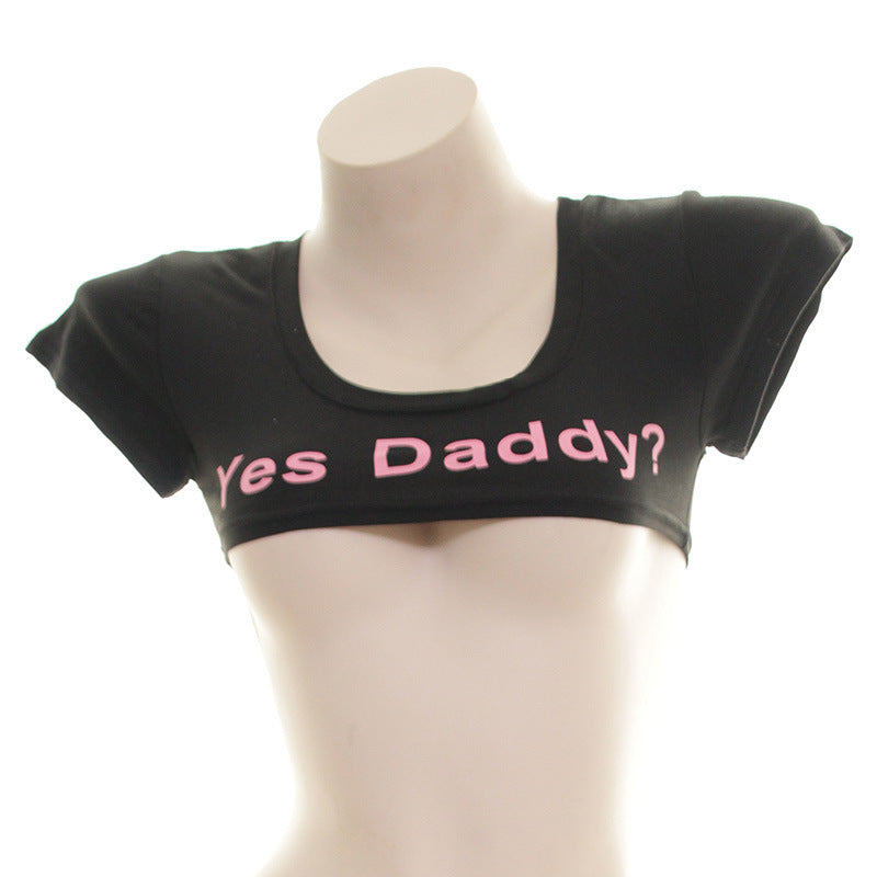 "Yes Daddy" Crop Top