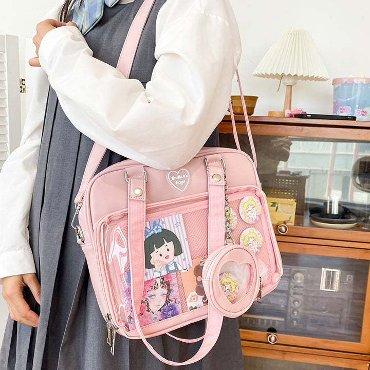 Japanese School Cute Transparent Shoulder Bag