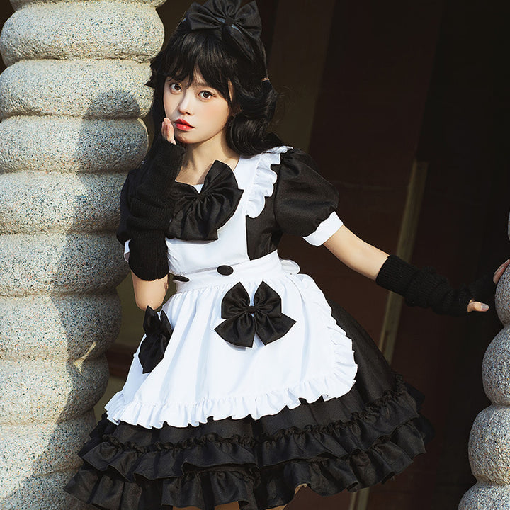 "Café Maid" Lolita Bow Dress