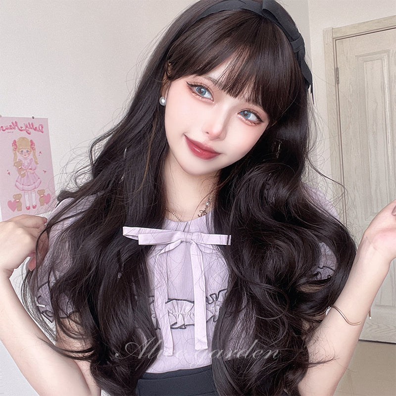 Dark Brown Lolita Long Wig