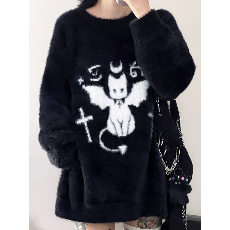 Devil Cat Sweater