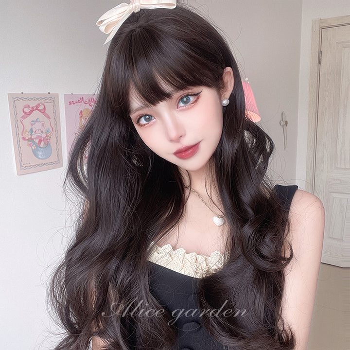 Dark Brown Lolita Long Wig