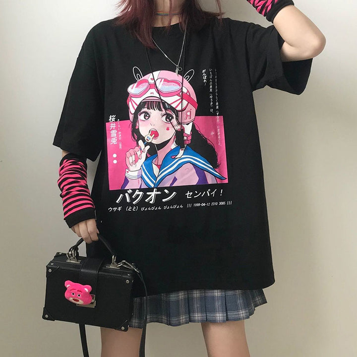 "Anime Girl" Summer T-shirt