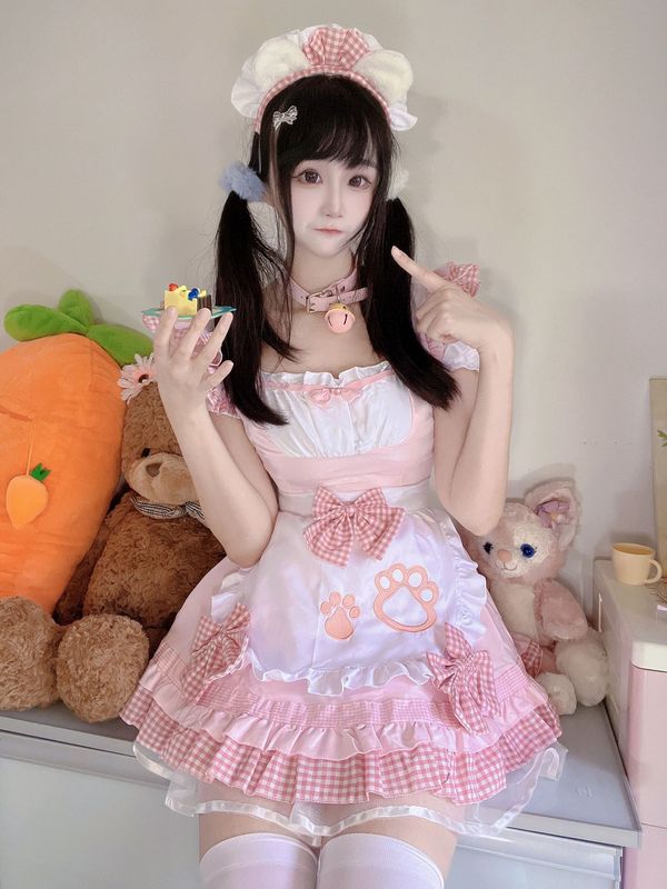 Lolita Neko Paws Maid Dress