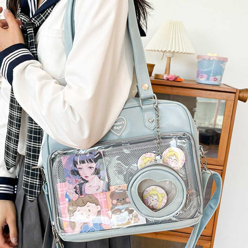 Japanese School Cute Transparent Shoulder Bag