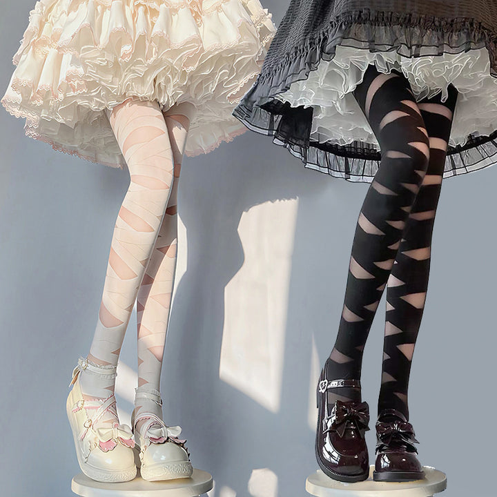 Lolita Mesh Silk Stockings