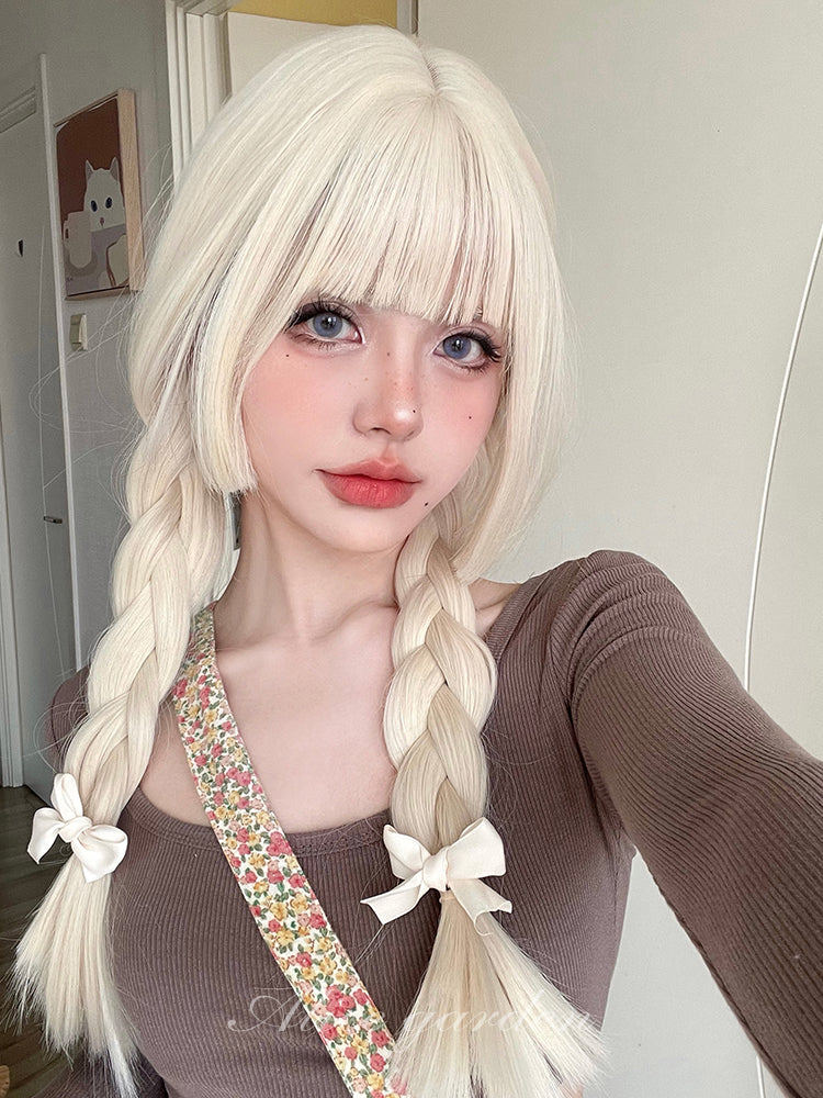 Blonde Straight Long Wig