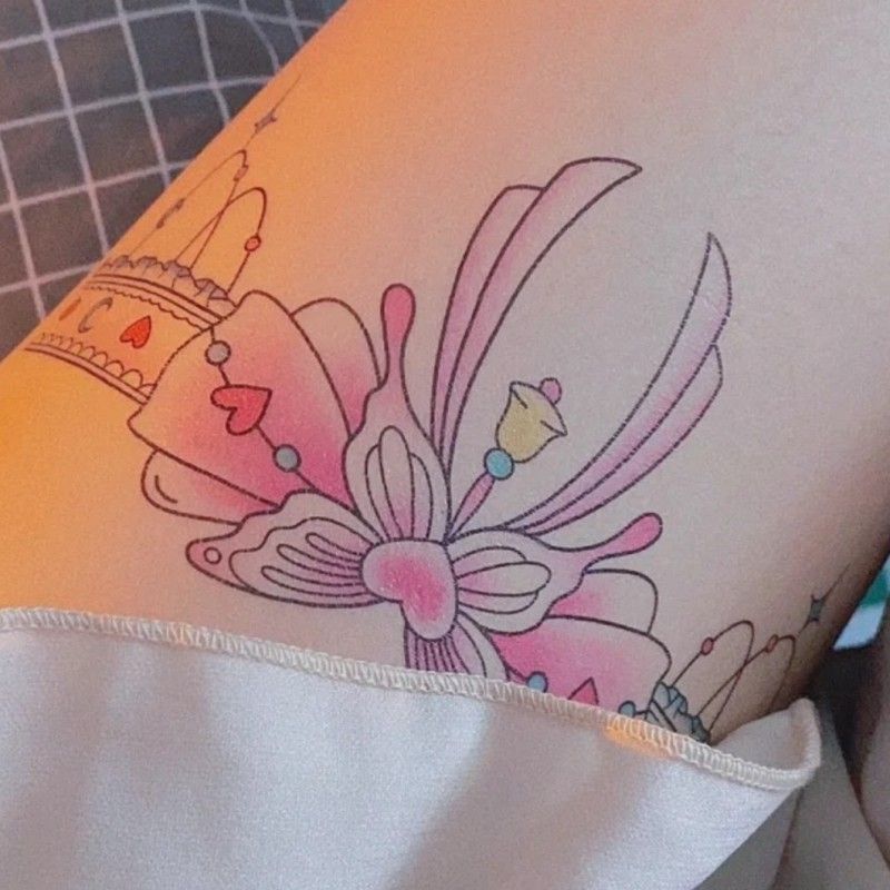 Kawaii Bow Temporary Tattoo