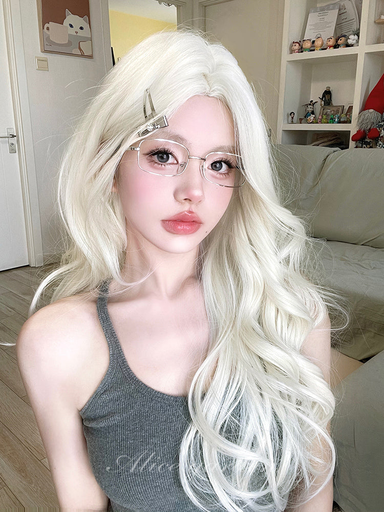 Blonde Harajuku Wavy Long Wig
