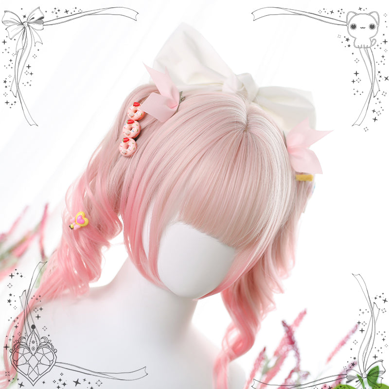Sakura Pink Blonde Short Wig
