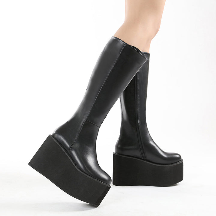 High-heeled Platform Boots