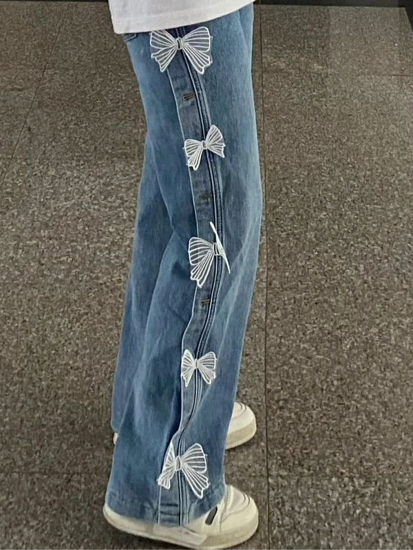 Butterfly Loose Street Pants