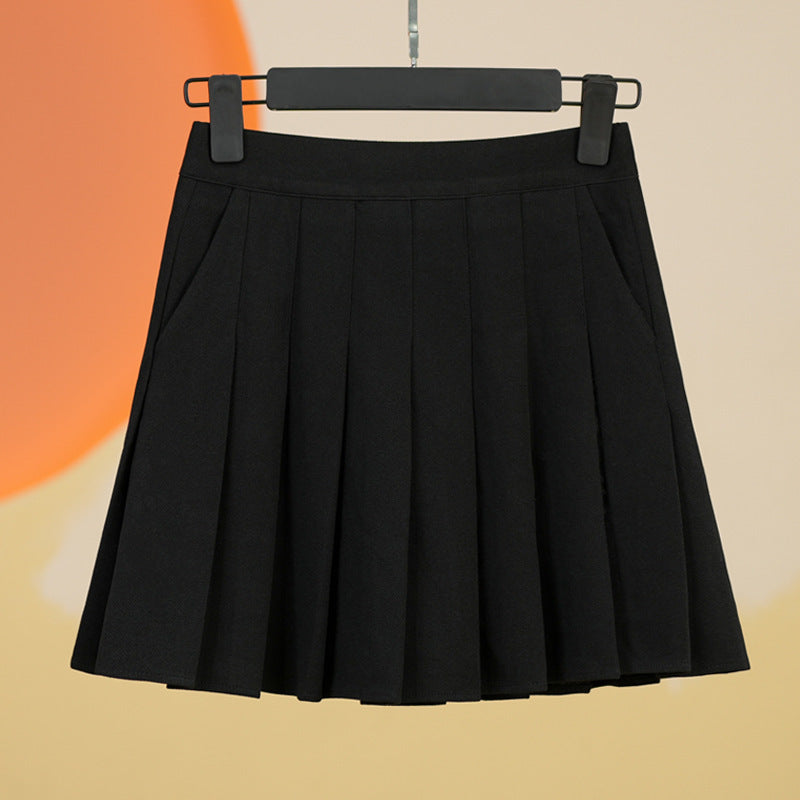Pleated Pocket Summer Skirt