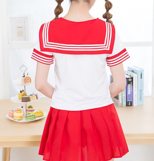 Short-Sleeved Bow School Uniforms SD00397 - SYNDROME - Cute Kawaii Harajuku Street Fashion Store