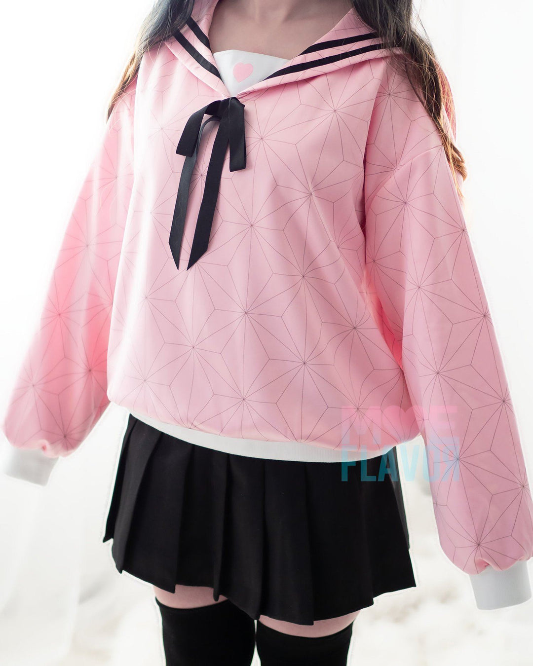 Nezuko School Sailor Sweater MF00673 - SYNDROME - Cute Kawaii Harajuku Street Fashion Store