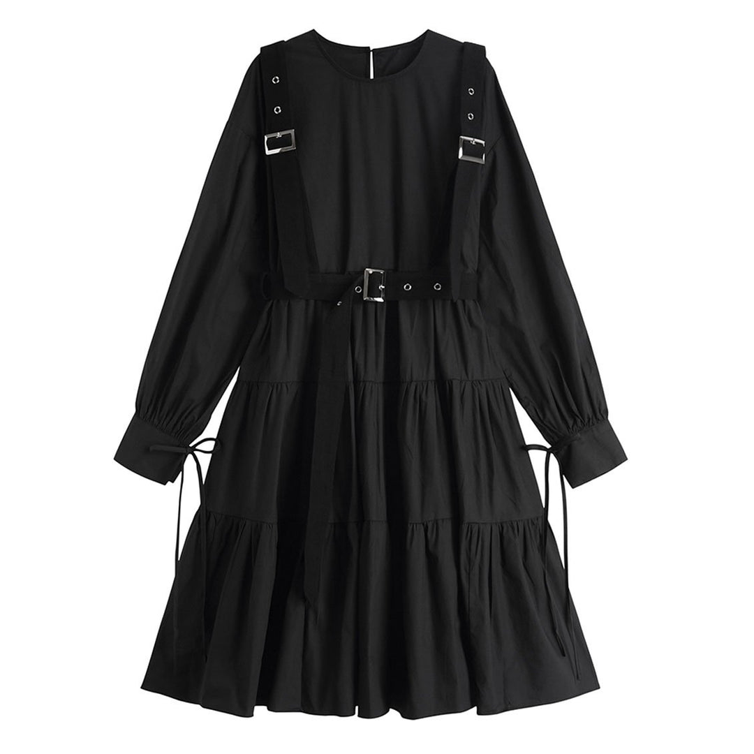 Black Loli Strap Dress SD00617