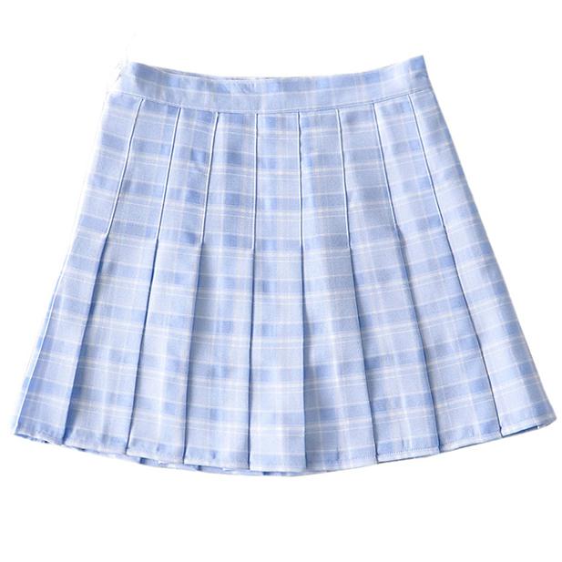 Blue Plaid Summer Skirt SD00366 - SYNDROME - Cute Kawaii Harajuku Street Fashion Store
