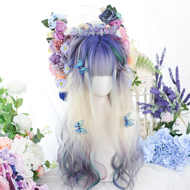 Butterfly Gradient Long Wig SD01085